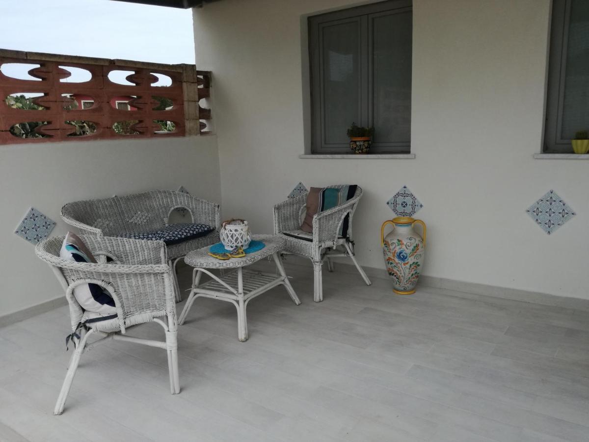 Perla blu Marzamemi Villa Bagian luar foto